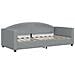 Divano Letto Estraibile Cassetti Grigio Chiaro 100x190 Tessuto - Foto miniatura 6