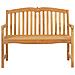 Panchina in legno intagliata a mano Naturale 114 x 60 x 95 cm - Foto miniatura 3