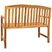 Panchina in legno intagliata a mano Naturale 114 x 60 x 95 cm - Foto miniatura 5
