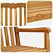 Panchina in legno intagliata a mano Naturale 114 x 60 x 95 cm - Foto miniatura 6