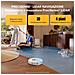 Qrevo S5V Aspirapolvere Robot e Lavapavimenti 2-in-1, Aspirazione 12000Pa, Doppio Sistema Anti-Groviglio, 2 Spazzole Rotanti Sollevabili, Evitamento Ostacoli Intelligente, Lavaggio automatico e asciugatura del panno, Bianco - Foto miniatura 9