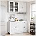Unità Cucina PORTO 4 pcs Bianco Lucido Legno ingegnerizzato - Foto miniatura 2