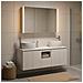 Set di Armadi da Bagno 4 pcs Bianco Legno ingegnerizzato - Foto miniatura 4