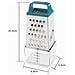 61363 - Grattugia da cucina KEEP con contenitore, acciaio inossidabile - Foto miniatura 3