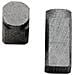Spazzole di carbone per Black & Decker 8209A Tipo 1 - 6,3 x 6,3 x 12 mm - coppia - Foto miniatura 2