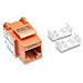 IWP-MD C5E / OR - Frutto Keystone RJ45 Cat5e UTP Arancione - Foto miniatura 1