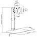 ICA-LCD 260 - Supporto da tavolo per monitor 17-27'' - Foto miniatura 9