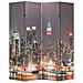 Paravento Pieghevole 160x170 cm Stampa New York di Notte - Foto miniatura 1