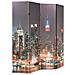 Paravento Pieghevole 160x170 cm Stampa New York di Notte - Foto miniatura 3