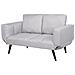 Divano Letto Con Rivestimento Grigio Chiaro Brekke - Foto miniatura 16