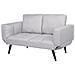 Divano Letto Con Rivestimento Grigio Chiaro Brekke - Foto miniatura 11