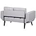 Divano Letto Con Rivestimento Grigio Chiaro Brekke - Foto miniatura 15