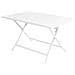 Abelus - Set Tavolo Da Giardino Pieghevole Salvaspazio In Alluminio 70 X 130 Comrpeso Di 2 Sedie In Alluminio E Textilene - Foto miniatura 4