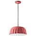 Lampada A Sospensione Decò Piccola C2570-rsc Colore Rosso - Foto miniatura 1