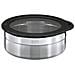 Rsle 16558 Rotondo Barattolo 1.2l Nero, Acciaio Inossidabile 1pezzo (i) Recipiente Per Cibo - Foto miniatura 1