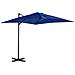 Ombrellone A Sbalzo Con Palo In Alluminio Azzurro 250x250 Cm - Foto miniatura 1