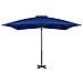 Ombrellone A Sbalzo Con Palo In Alluminio Azzurro 250x250 Cm - Foto miniatura 3