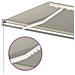 Tenda da Sole Retrattile Manuale con LED 400x350 cm Crema - Foto miniatura 5