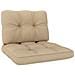 Sedie da Giardino 2 pz e Cuscini Beige Legno Pino Impregnato - Foto miniatura 5