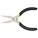 Pinza A Becchi Mezzotondi 130mm Con Molla, Acciaio Crv - Foto miniatura 4