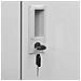 Armadietti Con Chiave 5 Pz Grigio Chiaro 90x45x92,5 Cm Acciaio - Foto miniatura 2