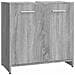 Armadietto Bagno Grigio Sonoma 60x33x60 Cm In Legno Multistrato - Foto miniatura 1