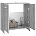 Armadietto Bagno Grigio Sonoma 60x33x60 Cm In Legno Multistrato - Foto miniatura 9