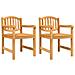 Set Da Pranzo Per Giardino 5 Pz In Legno Massello Di Teak - Foto miniatura 2