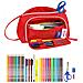 Astuccio Per La Scuola Con Accessori Sevilla Fútbol Club Rosso (32 Pezzi) - Foto miniatura 4