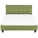 Letto Tessuto La Rochelle 180 X 200 Cm Verde - Foto miniatura 2