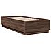 Giroletto Luci Led Rovere Marrone 90x200cm In Legno Multistrato - Foto miniatura 3
