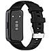 Cinturino In Silicone Liquido Morbido Per Huawei Band 9 E Band 8 Black - Foto miniatura 2