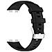 Cinturino In Silicone Liquido Morbido Per Huawei Band 9 E Band 8 Black - Foto miniatura 3