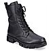 Black Casual Closed Booties Stivaletti Pelle Scarpe Donna Nero Eu 38, Y7116-00 - Foto miniatura 1