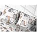 Completo Lenzuola Letto In 100% Cotone Made Italy Disegno Gatti 25gi Piazza E Mezza Gatti 25gi - Foto miniatura 3