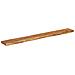 Mensola Muro 140x20x3,8cm Rettangolare Legno Acacia Bordi Vivi - Foto miniatura 3