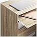 Scrivania per Computer Rovere Sonoma Legno ingegnerizzato Compatto - Foto miniatura 3