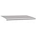 Tenda automatica retrattile  Grigio chiaro 600x300 cm, Tessuto di ricambio per tenda  telaio 6x3 m Grigio chiaro - Foto miniatura 5