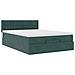 Struttura Letto Pouf con Materasso 140x200 cm in Velluto - Foto miniatura 7