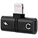 Adattatore Audio E Di Ricarica Compatto Lightning 2 In 1 - Foto miniatura 1