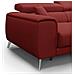 Fusion Divano Angolare In Tessuto Smacchiabile T05 Rosso - Foto miniatura 3