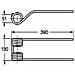 Molla Girello Adattabile Maschiodente Girello Lunghezza 390mm Ø Filo 9,5mm - Foto miniatura 1