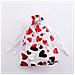 Sacchetti In Organza Con Stampa Cuore In Oro 13x18cm (50pz) - Sacchetti Con Coulisse - Foto miniatura 3