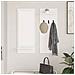 Appendiabiti a muro Bianco 70 x 10 x 90 cm Legno multistrato - Foto miniatura 2