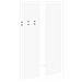 Appendiabiti a muro Bianco 70 x 10 x 90 cm Legno multistrato - Foto miniatura 7