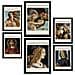 Set Di 6 Stampe Collezione Di 2 Opere D'arte Di Sandro Botticelli, Quadri Decorativi Per Il Tuo Soggiorno, Stampe Artistiche Da Parete Per La Casa A3 & A4 Senza Cornice - Foto miniatura 1