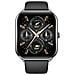 Smartwatch Grigio Siderale Con Cinturino In Silicone Nero - Monitoraggio Avanzato Salute E Fitness - Foto miniatura 2