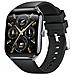 Smartwatch Grigio Siderale Con Cinturino In Silicone Nero - Monitoraggio Avanzato Salute E Fitness - Foto miniatura 1