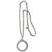 Collana Lunga A Cerchio Con Perle In Argento Sterling 999, 7 Micron. Lunghezza 100 Cm - Foto miniatura 1
