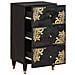 Credenza Nero 40 x 33 x 75 cm Legno di mango massello - Foto miniatura 2